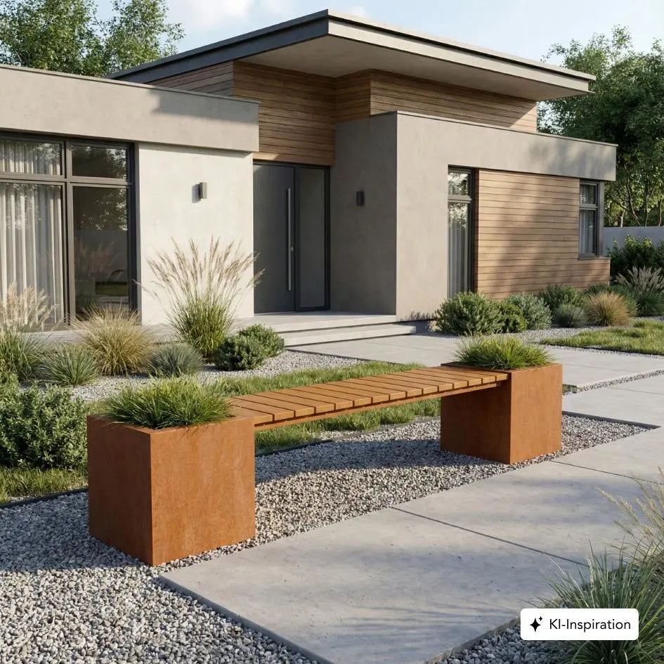 Sitzbank Erweiterung "Benson" aus Hartholz