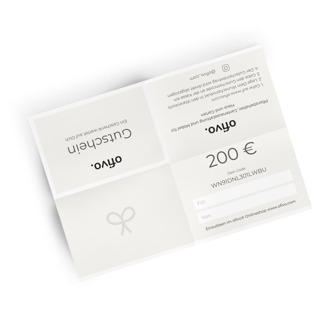 Geschenkgutschein 200 Euro